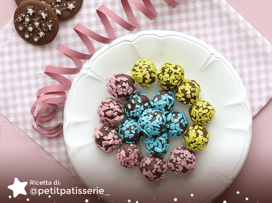 
Tartufini di carnevale con Pan di Stelle
