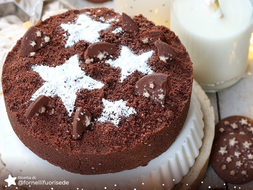 Torta Pan di Stelle Sbriciolata