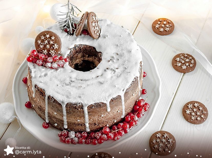 Chiffon Cake al Doppio Cioccolato e Nocciole
Chiffon Cake al Doppio Cioccolato e Nocciole