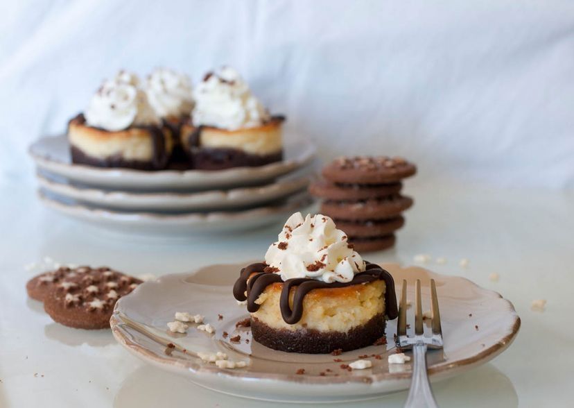 Mini Cheesecake cotte ai Pan di Stelle