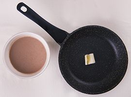 sciogliere del burro in padella