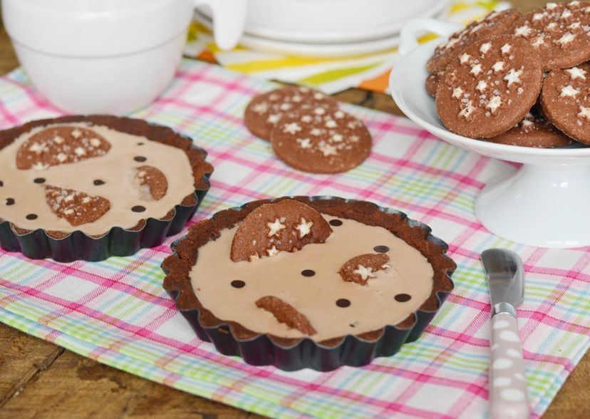 
Tarte Pan di Stelle con ganache al caffè
