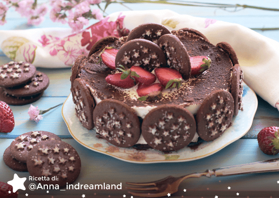 
Tiramisù fragole e Pan di Stelle
