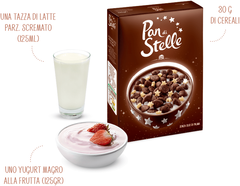 Colazione con i Cereali Pan di Stelle Colazione con i Cereali Pan di Stelle