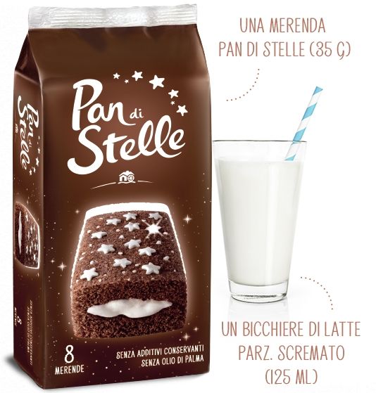Merenda Pan di Stelle: Soffice merendina al Pan Cacao e Crema