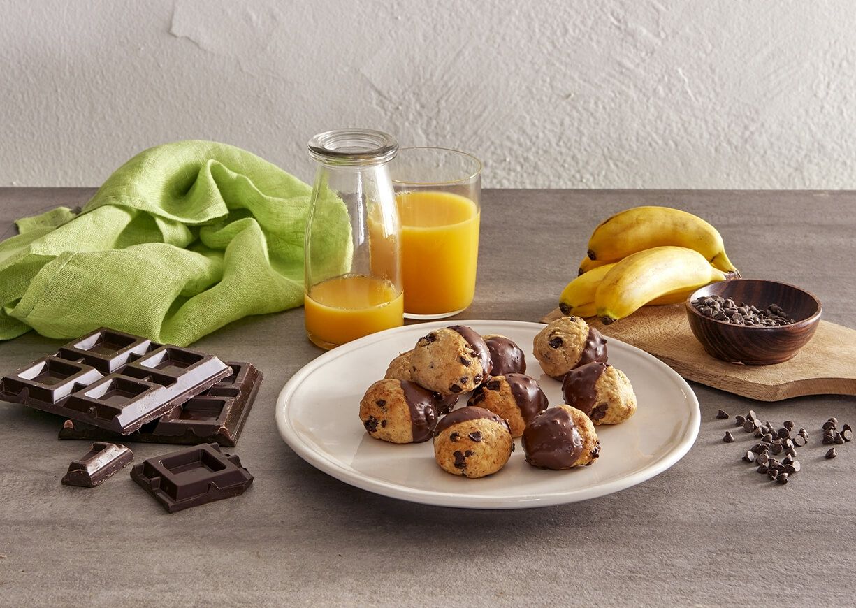 
Biscotti banana e cioccolato: dolcetti rustici per lo spuntino
