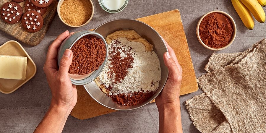 Biscotti al cacao senza uova - facili, buoni e fragranti_step2