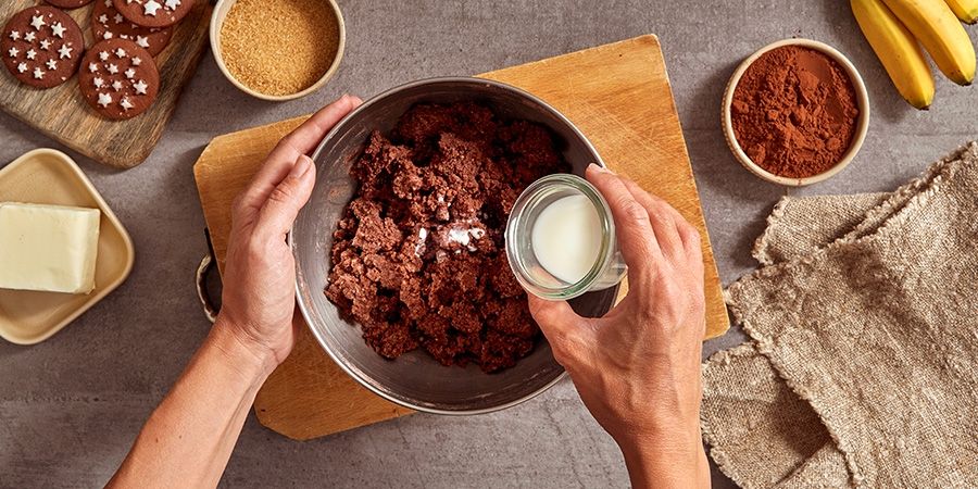 Biscotti al cacao senza uova - facili, buoni e fragranti_step3