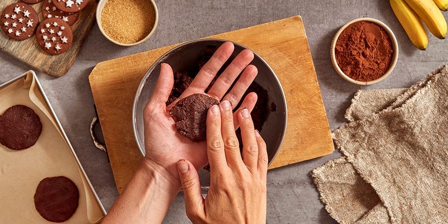 Biscotti al cacao senza uova - facili, buoni e fragranti_step4