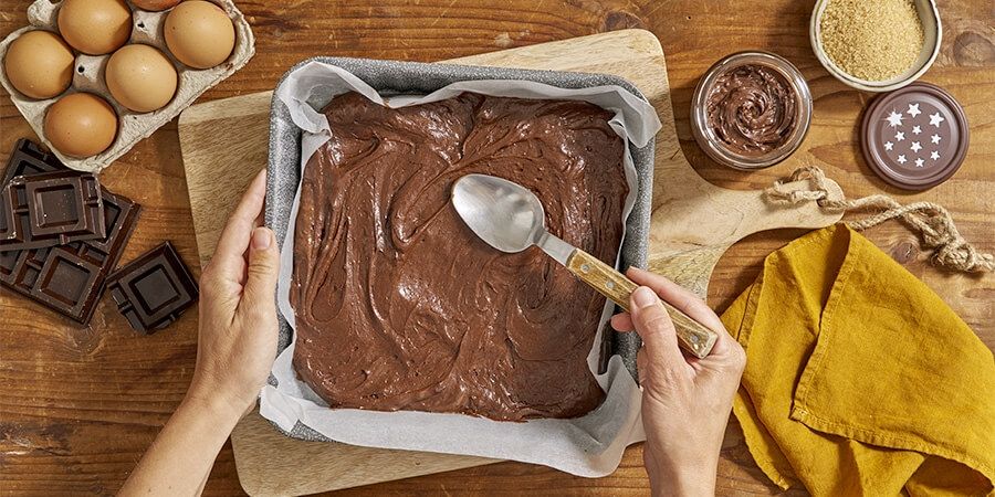 Brownies al cioccolato fondente i dolcetti dal cuore morbido_step5 Brownies al cioccolato fondente i dolcetti dal cuore morbido_step5